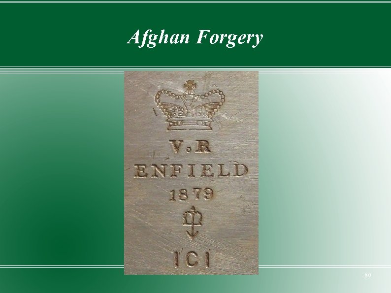 Afghan Forgery 80 