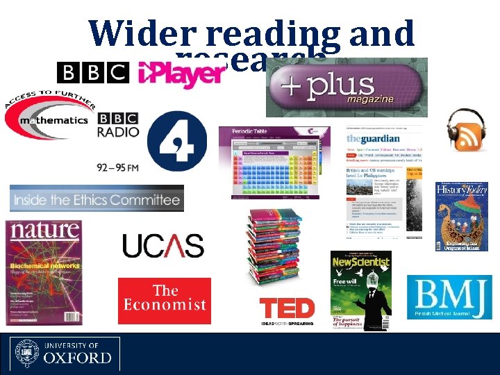 Wider reading and research 