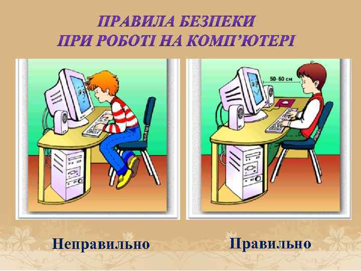 Неправильно Правильно 