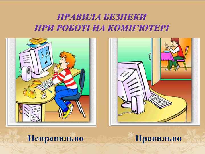 Неправильно Правильно 