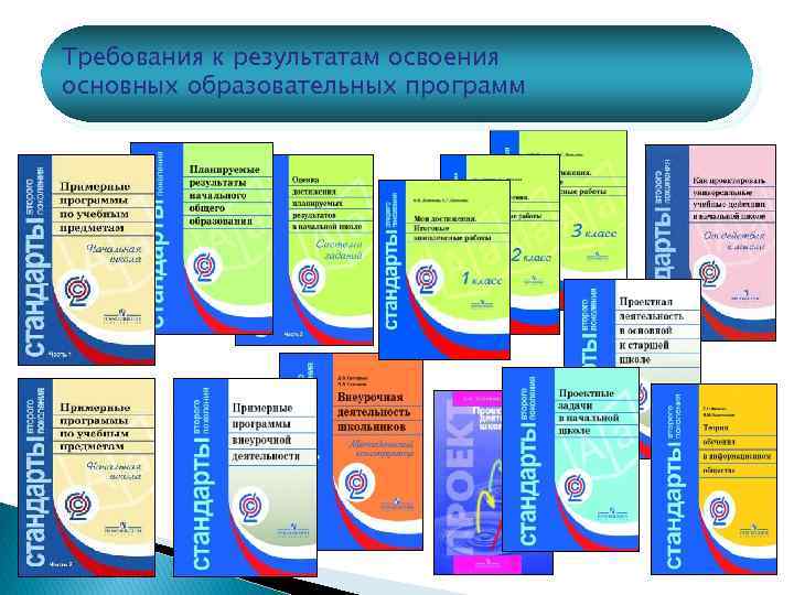 Требования к результатам освоения основных образовательных программ 