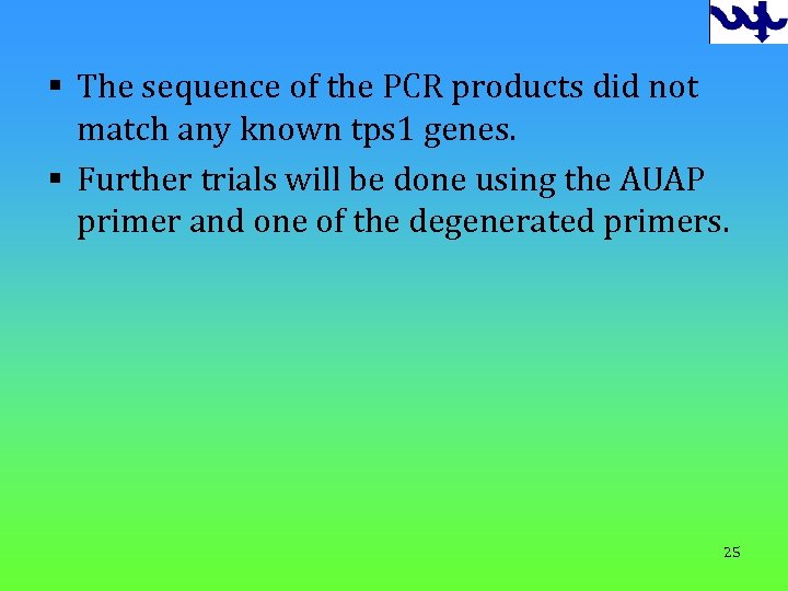 § The sequence of the PCR products did not match any known tps 1