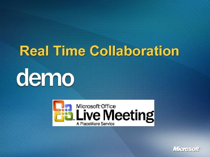 Real Time Collaboration 