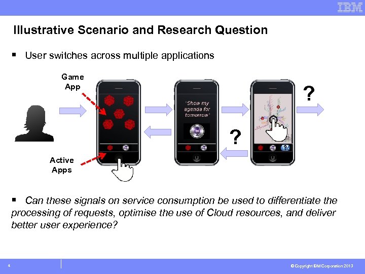 Illustrative Scenario and Research Question § User switches across multiple applications Game App ?