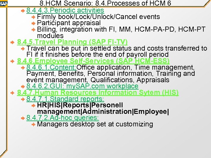 8. HCM Scenario: 8. 4. Processes of HCM 6 8. 4. 4. 3. Periodic