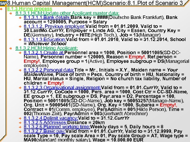 8. Human Capital Management(HCM)Scenario: 8. 1. Plot of Scenario 3 8. 1. 3. Hiring