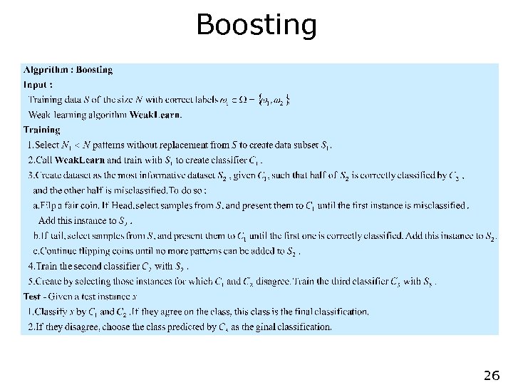 Boosting 26 