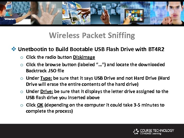 Wireless Packet Sniffing v Unetbootin to Build Bootable USB Flash Drive with BT 4