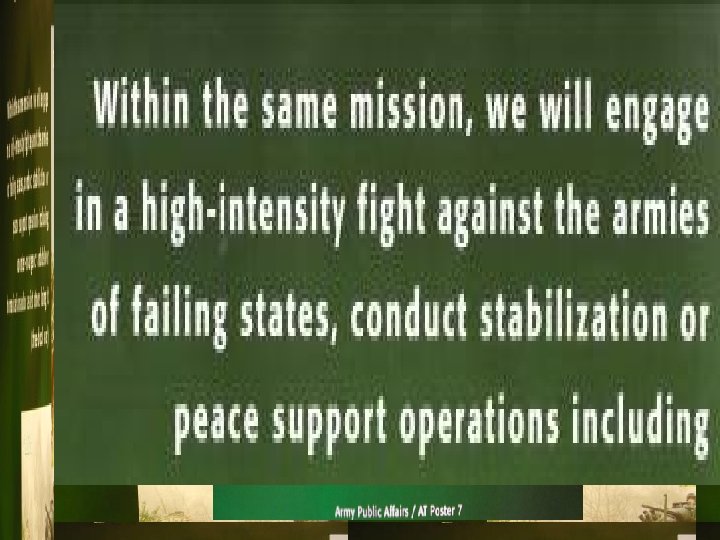 Army Transformation Poster 