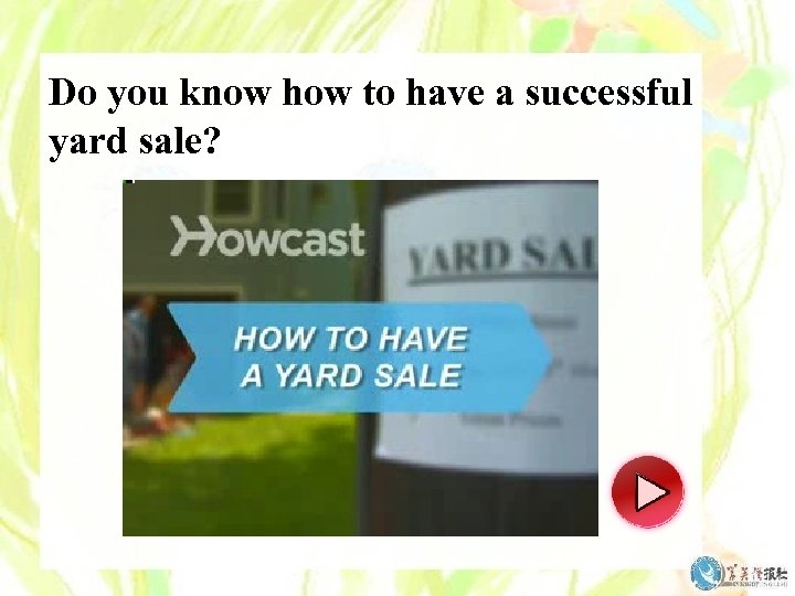 Do you know how to have a successful yard sale? 