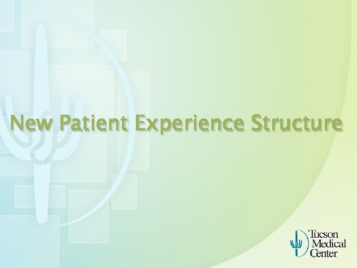 New Patient Experience Structure 