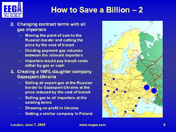 How to Save a Billion – 2 2. Changing contract terms with all gas