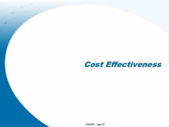 Cost Effectiveness 3/15/2018 - page 22 
