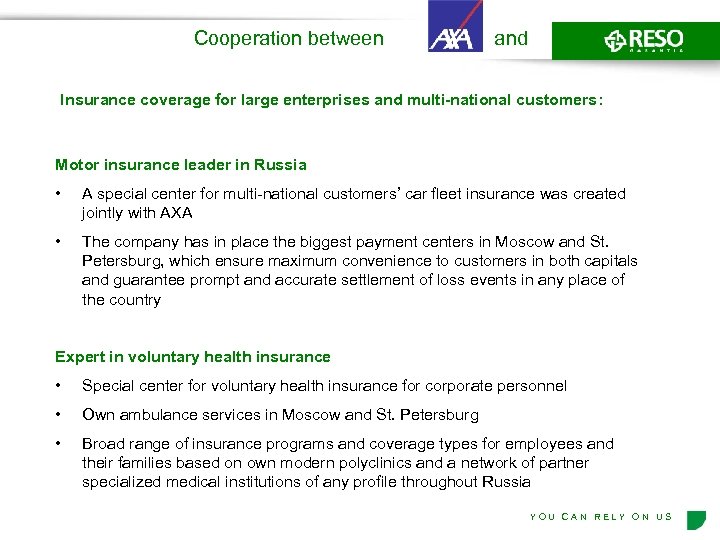 Cooperation between and Insurance coverage for large enterprises and multi-national customers: Motor insurance leader