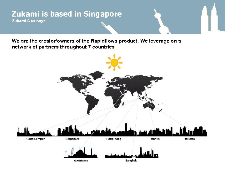 Zukami is based in Singapore Zukami Coverage We are the creator/owners of the Rapidflows