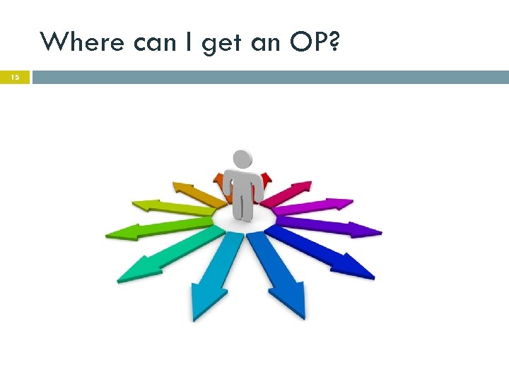 Where can I get an OP? 15 