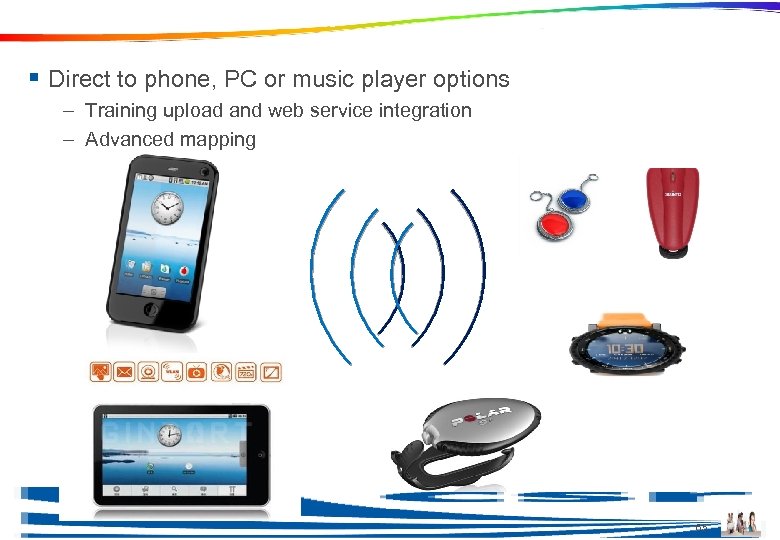 Ble in Sports and Fitness Products § Direct to phone, PC or music player