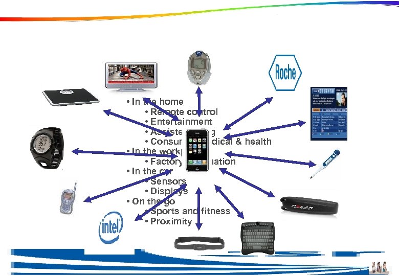 Why Bluetooth low energy? • In the home • Remote control • Entertainment •