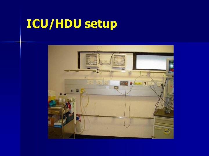 ICU/HDU setup 