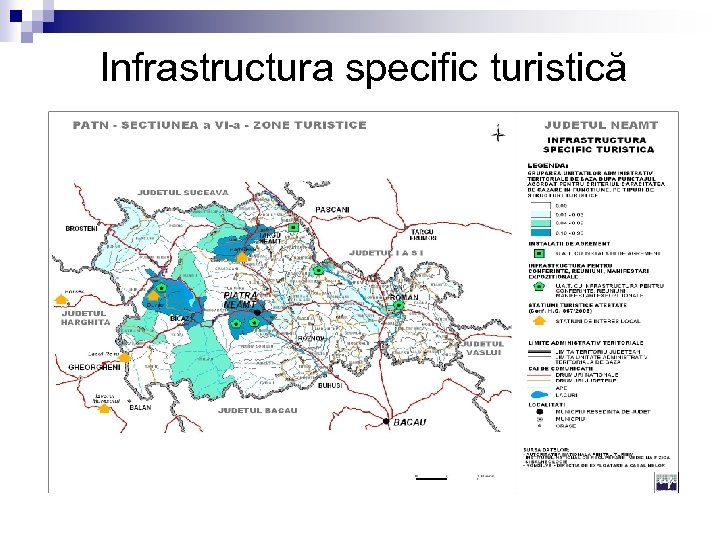 Infrastructura specific turistică 