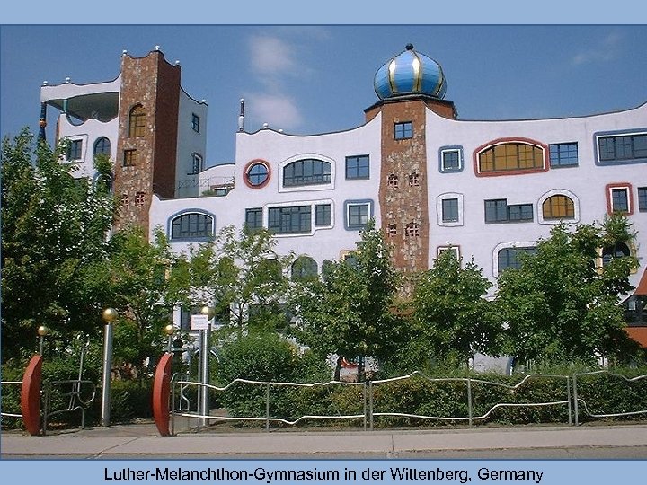 Luther-Melanchthon-Gymnasium in der Wittenberg, Germany 