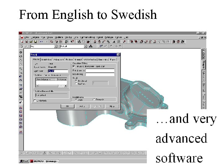 From English to Swedish 