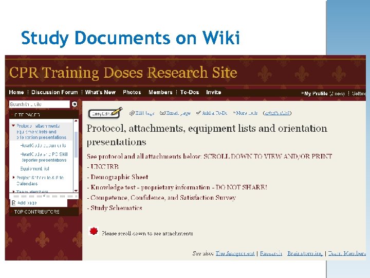 Study Documents on Wiki 