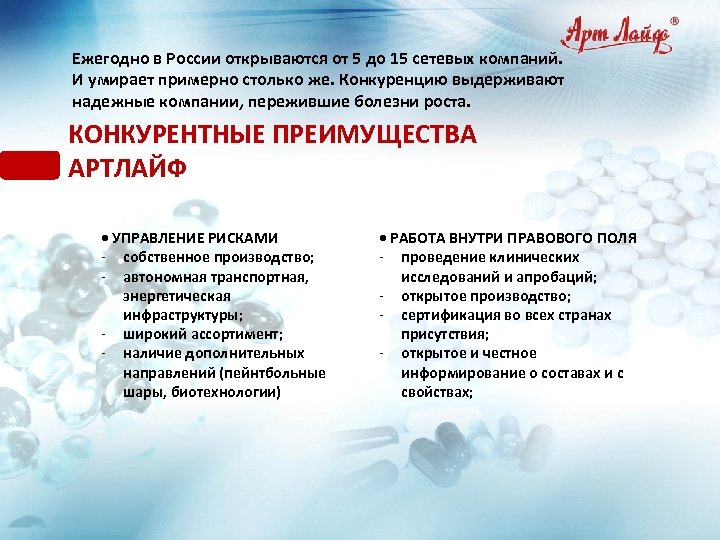 Ежегодно в России открываются от 5 до 15 сетевых компаний. И умирает примерно столько