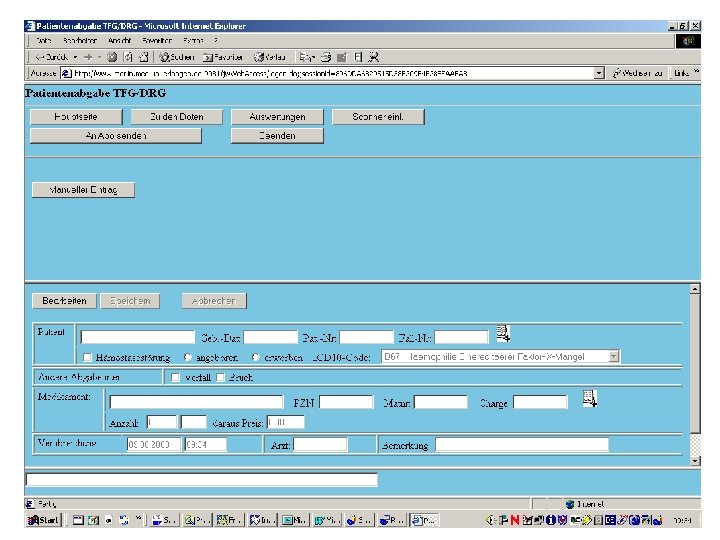 jweb. Patientenabgabe 