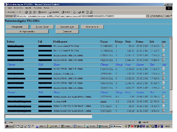 jweb. Patientenabgabe 