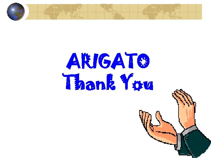 ARIGATO Thank You 29 