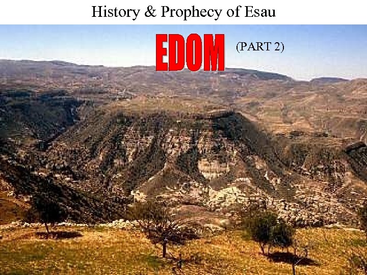 History & Prophecy of Esau (PART 2) 