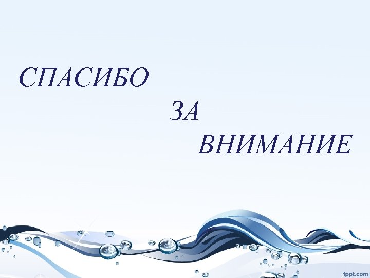 СПАСИБО ЗА ВНИМАНИЕ 