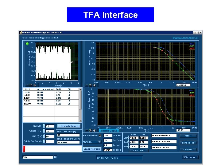 TFA Interface 