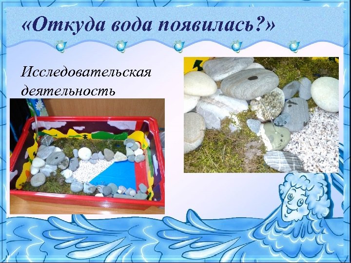  «Откуда вода появилась? » Исследовательская деятельность 