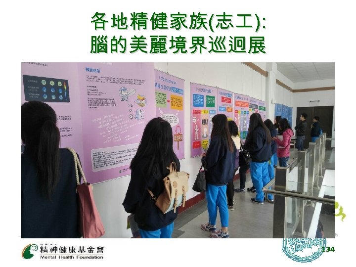 各地精健家族(志 ): 腦的美麗境界巡迥展 134 
