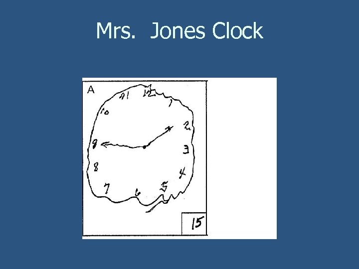 Mrs. Jones Clock 