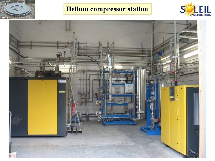 Helium compressor station 