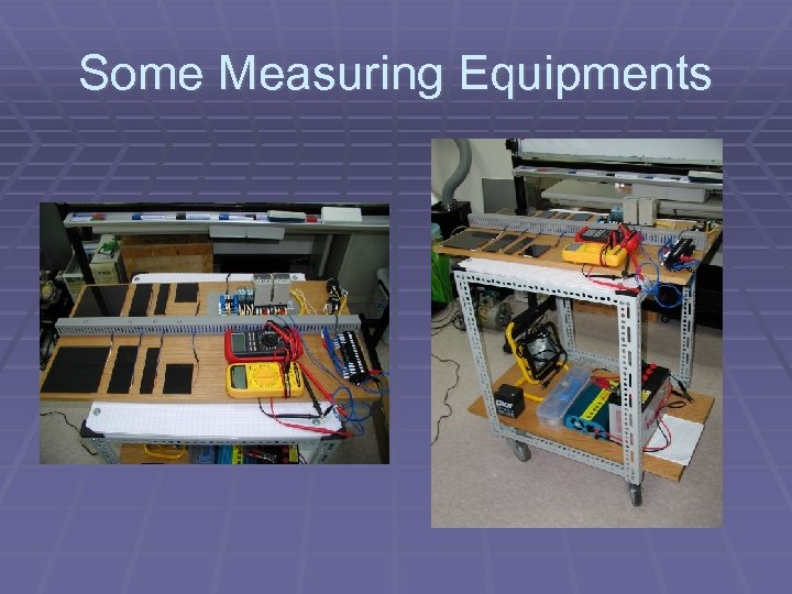 Some Measuring Equipments 