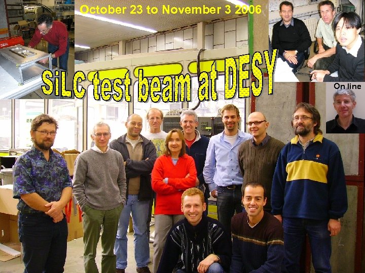 October 23 to November 3 2006 On line 