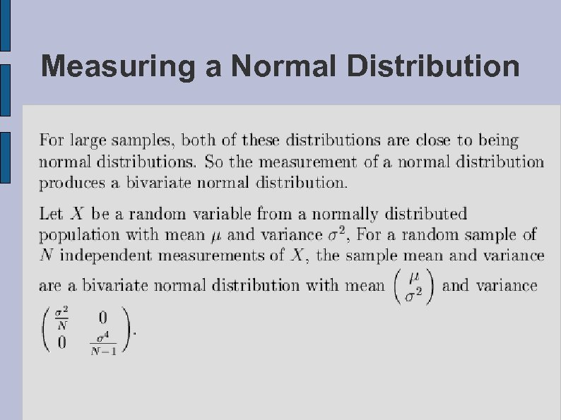 Measuring a Normal Distribution 