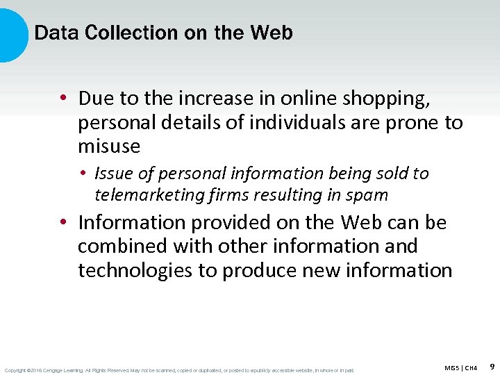 Data Collection on the Web • Due to the increase in online shopping, personal