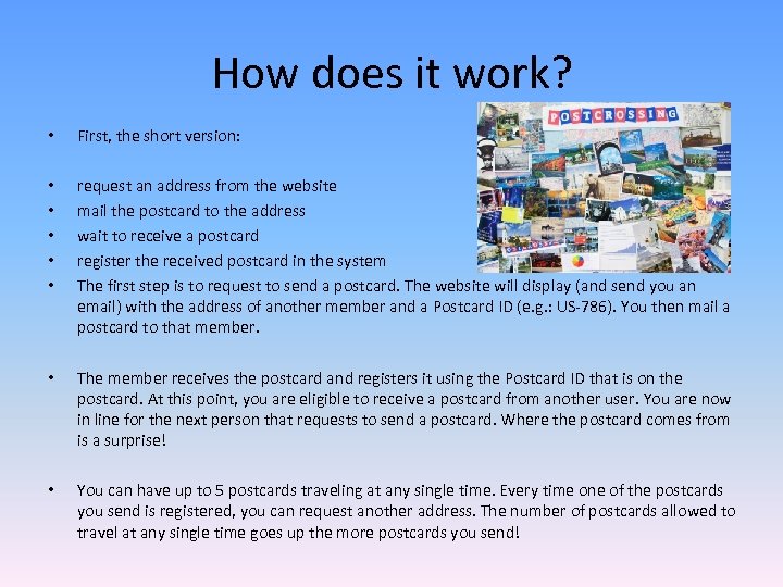 How does it work? • First, the short version: • • • request an