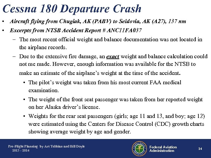 Cessna 180 Departure Crash • Aircraft flying from Chugiak, AK (PABV) to Seldovia, AK