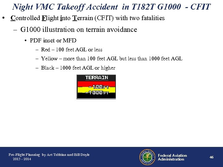 Night VMC Takeoff Accident in T 182 T G 1000 - CFIT • Controlled