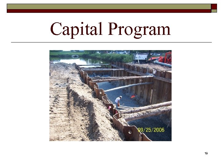 Capital Program 19 