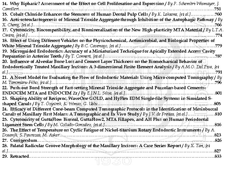 14. Why Biphasic? Assessment of the Effect on Cell Proliferation and Expression / By