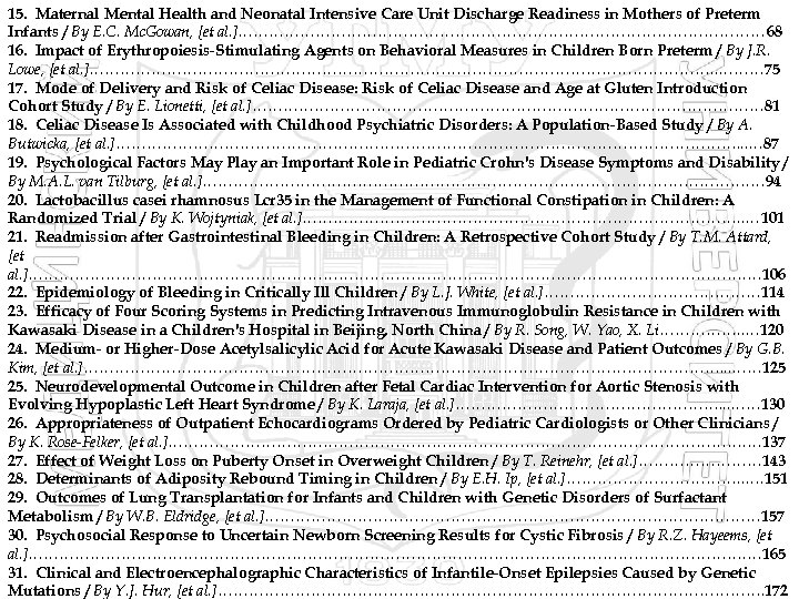 15. Maternal Mental Health and Neonatal Intensive Care Unit Discharge Readiness in Mothers of