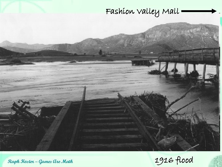 Fashion Valley Mall Raph Koster – Games Are Math 1916 flood 