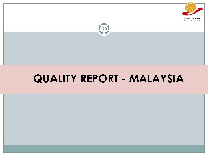 23 QUALITY REPORT - MALAYSIA 